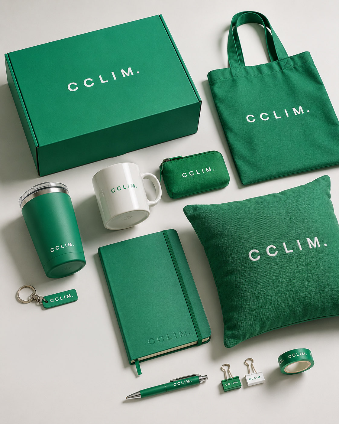 CCLIM 브랜드 굿즈 제작 예시
